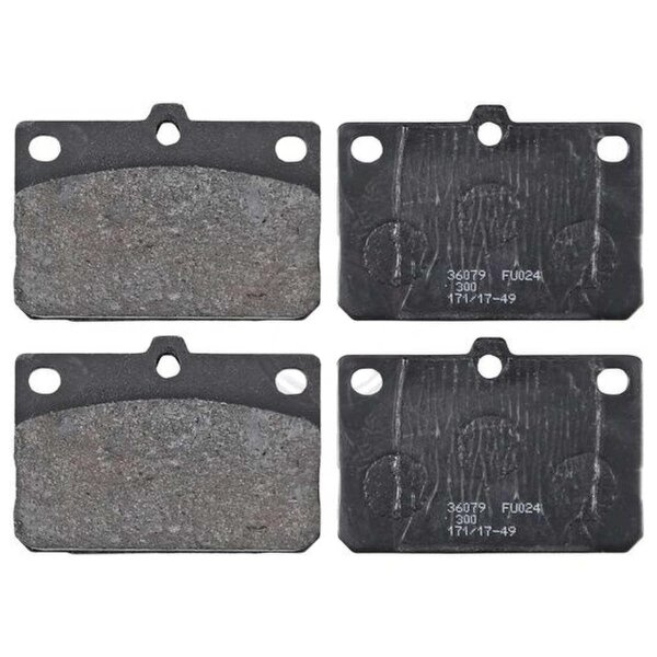 Brake pad set without wear sensor 14.5 mm A.B.S. for TOYOTA COROLLA and others