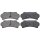 Brake pad set with wear warning 14.6 mm A.B.S. for PEUGEOT J7 and others