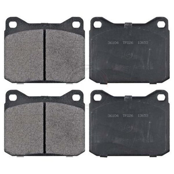 Brake pad set without integrated wear sensor 18.5 mm A.B.S. for e.g. VW LT