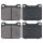Brake pad set without integrated wear sensor 18.5 mm A.B.S. for e.g. VW LT