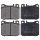 Brake pad set for wear warning indicator 15 mm A.B.S. for e.g. MB 123