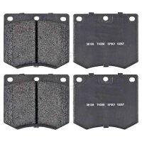 Brake pad set without wear sensor 15.3 mm A.B.S. for FORD...
