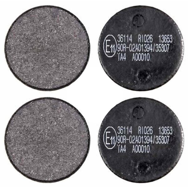 Brake pad set parking without wear sensor 7 mm A.B.S. for CITROËN and others