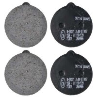 Brake pad set parking without wear sensor 7.6 mm A.B.S....