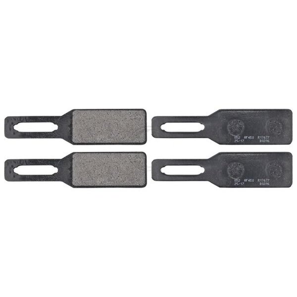 Brake pad set parking without wear sensor 10.7 mm A.B.S. for CITROËN and others