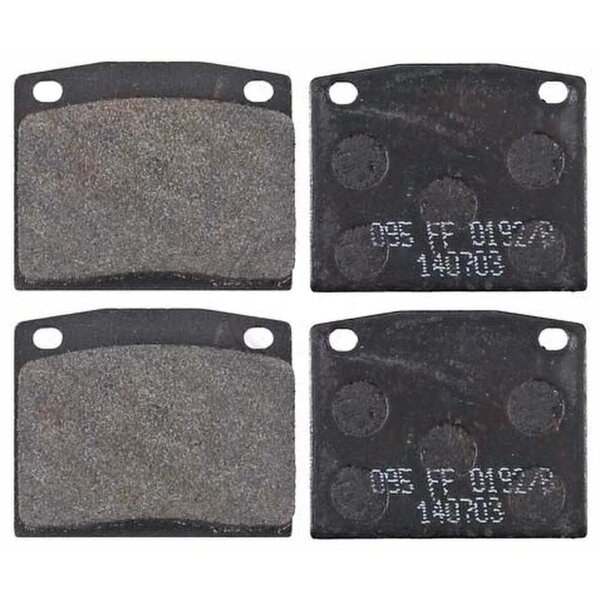 Bremsbelagsatz ohne integrierten Verschleißsensor 14,5 mm A.B.S. für HONDA CIVIC