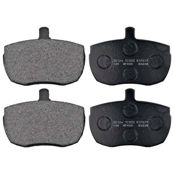 Brake pad set without wear sensor 18 mm A.B.S. for FORD TRANSIT and others
