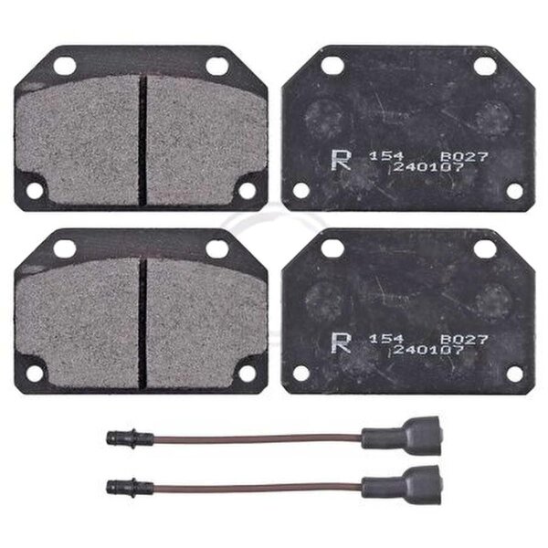 Brake pad set incl. wear warning contact 14.5 mm A.B.S. for TALBOT HORIZON