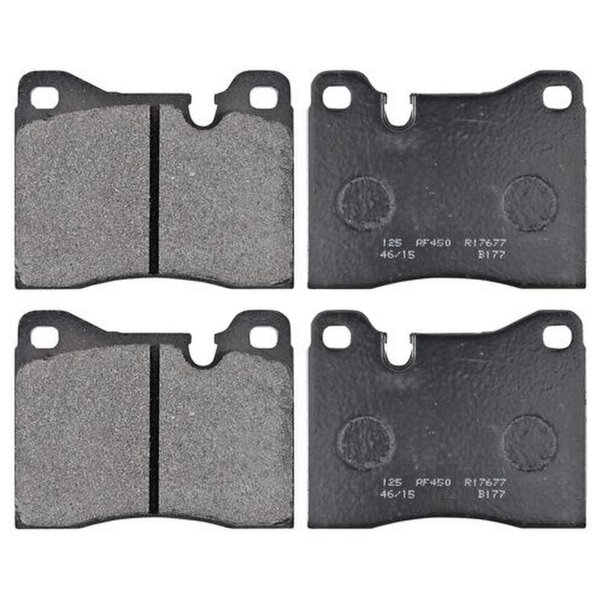 Brake pad set for wear warning indicator 18.5 mm A.B.S. for BMW 7 Series