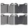 Brake pad set for wear warning indicator 18.5 mm A.B.S. for BMW 7 Series