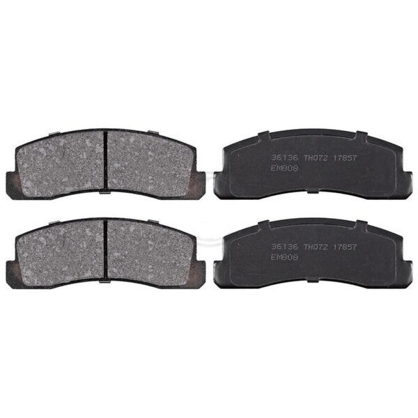 Bremsbelagsatz ohne Verschleißsensor 16 mm A.B.S. für u.a. LADA NIVA