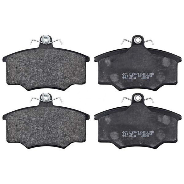 Brake pad set without wear sensor 19.5 mm A.B.S. for e.g. VOLVO 340-360