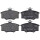 Brake pad set without wear sensor 19.5 mm A.B.S. for e.g. VOLVO 340-360