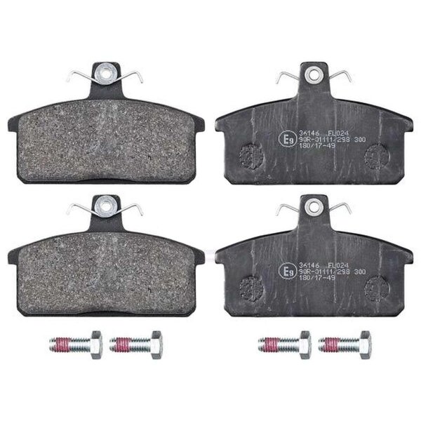 Bremsbelagsatz ohne Verschleißsensor 16,5 mm A.B.S. für u.a. LANCIA DELTA