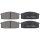 Brake pad set without wear sensor 14.5 mm A.B.S. for e.g. NISSAN LAUREL