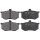 Brake pad set without wear sensor 16.5 mm A.B.S. for e.g. SEAT 127