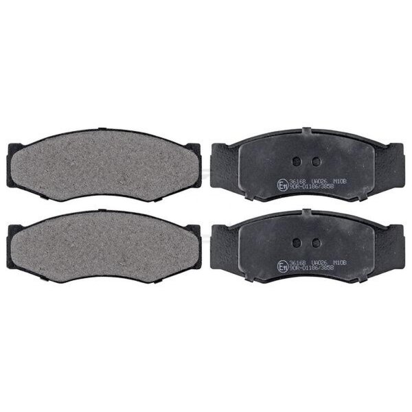 Brake pad set without wear sensor 17 mm A.B.S. for NISSAN BLUEBIRD and others