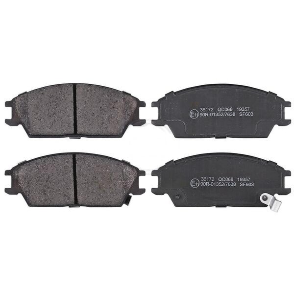 Bremsbelagsatz mit Verschleißwarnung 14,9 mm A.B.S. für u.a. HYUNDAI GETZ