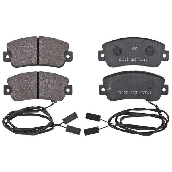 Brake pad set with wear sensor 15 mm A.B.S. for e.g. ALFA ROMEO 33