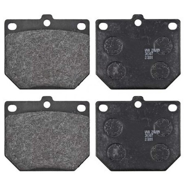 Brake pad set without wear sensor 15 mm A.B.S. for TOYOTA CRESSIDA and others