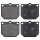 Brake pad set without wear sensor 15 mm A.B.S. for TOYOTA CRESSIDA and others