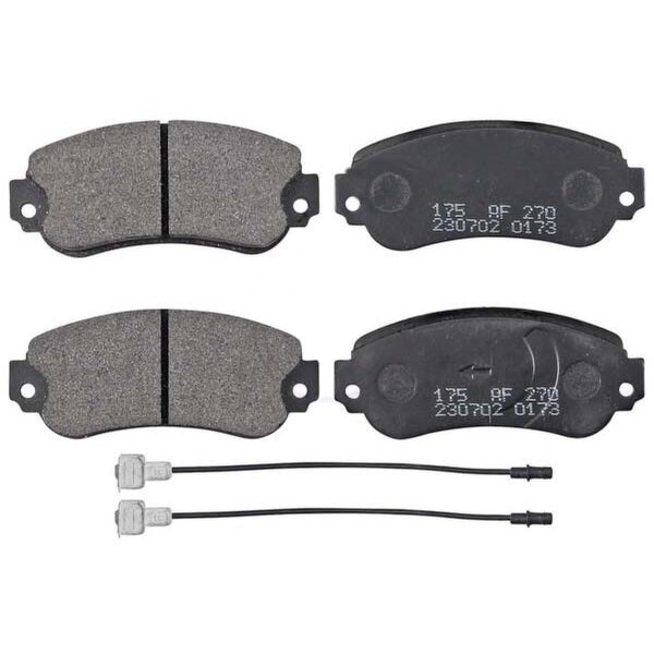 Brake pad set incl. wear warning contact 18 mm A.B.S. for TALBOT SOLARA