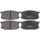 Brake pad set without wear sensor 14.5 mm A.B.S. for e.g. MAZDA 323