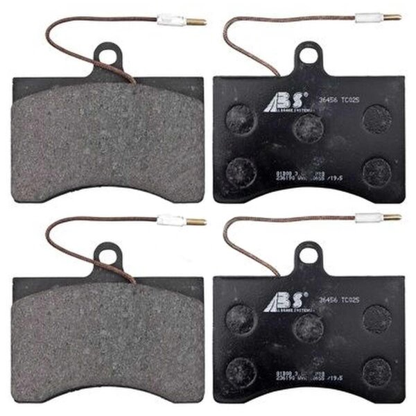 Brake pad set with wear sensor 19.5 mm A.B.S. for FIAT 242 and others