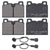 Brake pad set incl. wear warning contact 15.5 mm A.B.S....