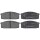 Brake pad set without wear sensor 14.3 mm A.B.S. for NISSAN BLUEBIRD and others