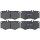 Brake pad set for wear warning indicator 18 mm A.B.S. for e.g. MB G-CLASS