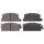 Brake pad set with acoustic wear warning 15 mm A.B.S. for ISUZU and others