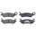 Bremsbelagsatz Scheibenbremse hinten A.B.S. für MAZDA 626 II Hatchback