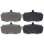 Brake pad set without wear sensor 18 mm A.B.S. for e.g. DAF 400 series