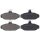 Brake pad set without wear sensor 17 mm A.B.S. for e.g. VOLVO 740