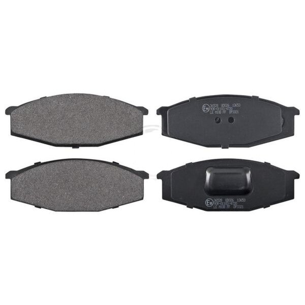 Brake pad set without wear sensor 17 mm A.B.S. for NISSAN PATROL and others
