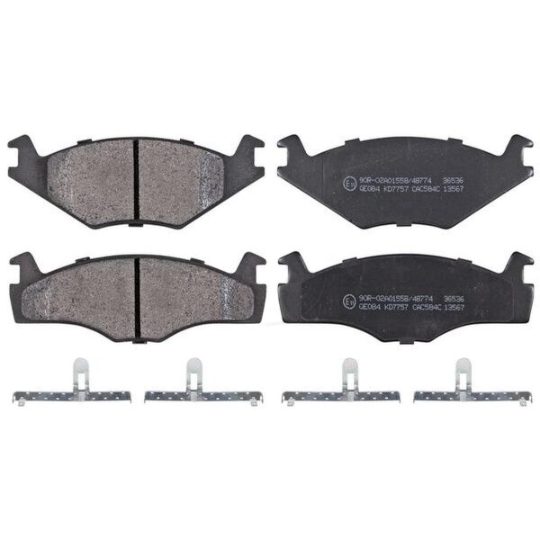 Bremsbelagsatz ohne Verschleißsensor 19,3 mm A.B.S. für u.a. VW JETTA