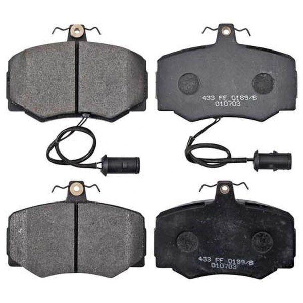 Brake pad set with integrated wear sensor 17 mm A.B.S. for JAGUAR XJ and others