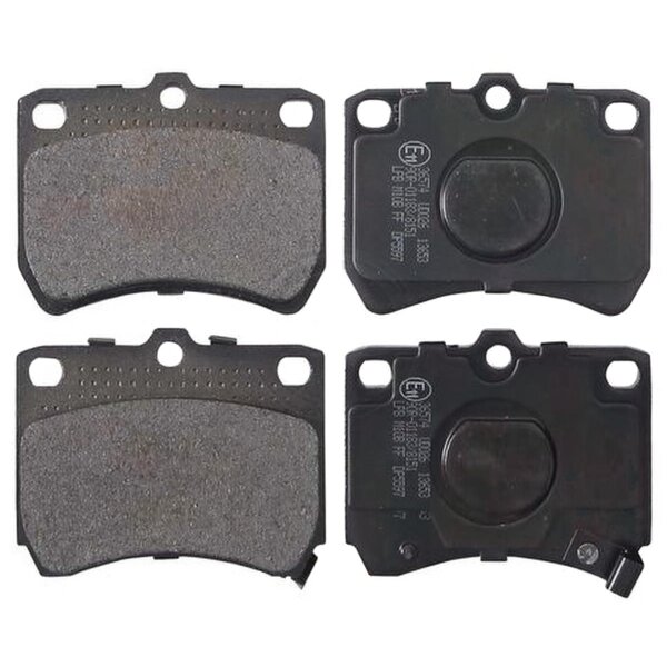 Brake pad set with wear warning 14.2 mm A.B.S. for KIA PRIDE and others