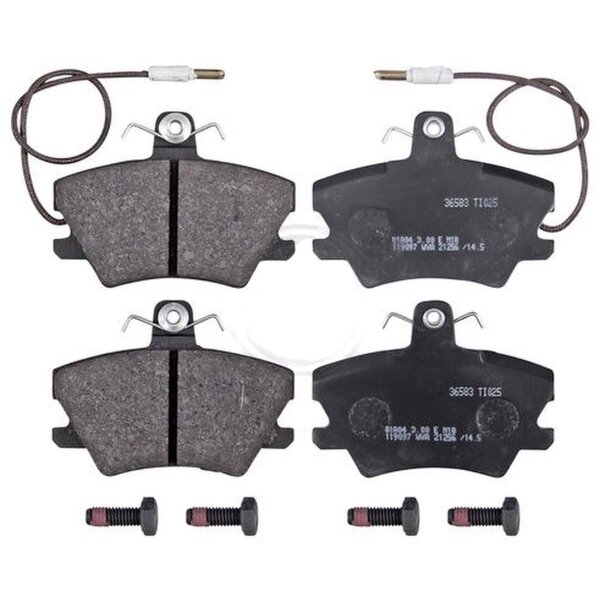 Brake pad set with wear sensor 15 mm A.B.S. for e.g. RENAULT SUPER