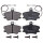 Brake pad set with wear sensor 15 mm A.B.S. for e.g. RENAULT SUPER