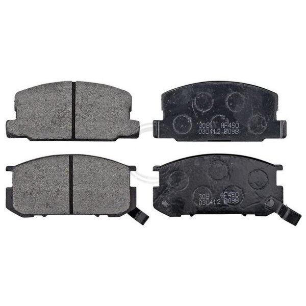 Brake pad set with wear warning 15 mm A.B.S. for DAIHATSU CHARMANT and others