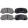 Brake pad set with wear warning 15 mm A.B.S. for e.g. ASIA MOTORS ROCSTA