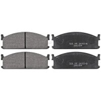 Brake pad set without wear sensor 15.5 mm A.B.S. for e.g....