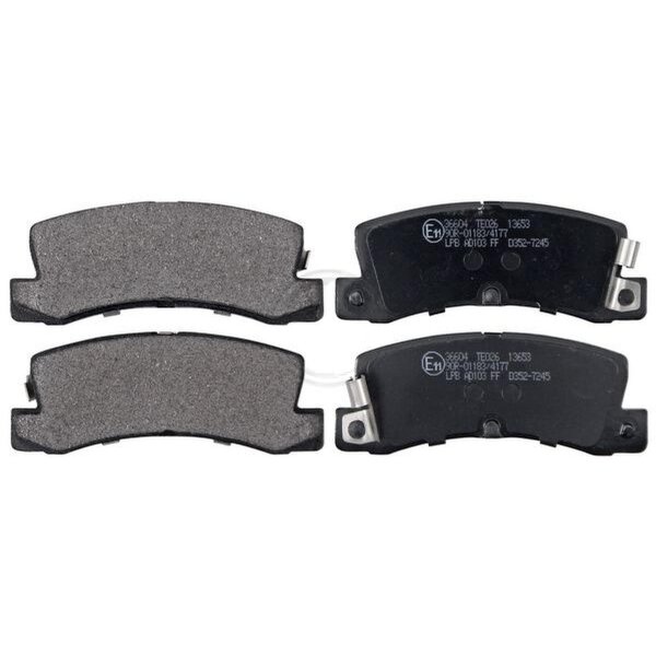 Brake pad set with wear warning 15.6 mm A.B.S. for TOYOTA COROLLA and others