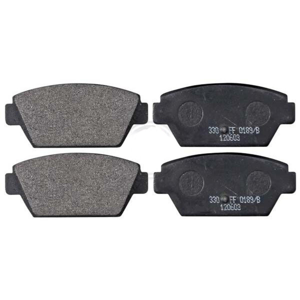 Brake pad set without wear sensor 14.5 mm A.B.S. for e.g. MITSUBISHI GALANT