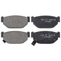 Brake pad set with wear warning 14.8 mm A.B.S. for SUBARU...