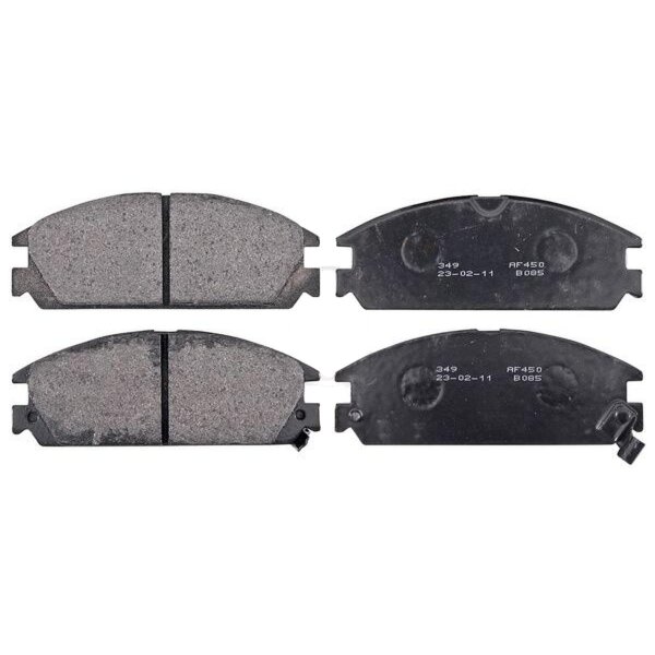 Brake pad set with wear warning 15 mm A.B.S. for e.g. HONDA ACCORD