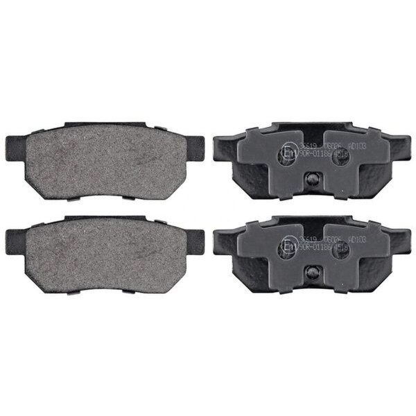 Brake pad set without wear sensor 13 mm A.B.S. for e.g. HONDA ACCORD
