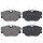 Brake pad set without wear sensor 17.5 mm A.B.S. for e.g. SAAB 900